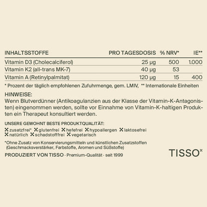 Tisso Pro Vitamin D3 Öl 1.000